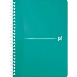 Oxford Collegeblock My Colours Spiralbuch kariert DIN A5 ohne Rand, 1 Block