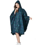 Wetry - Wasserdichter Regenponcho für Damen, Notfallregenmantel mit Kapuze für Freizeitaktivitäten im Freien, Festivals, Camping, Wandern - Einheitsgröße