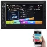 Creasono 2-DIN-MP3-Autoradio mit Touchdisplay, Bluetooth, Freisprecher, 4x 45 W