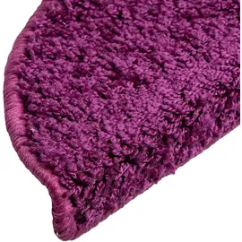 vidaXL Stufenmatten 20 Stk. 56x17x3 cm Violett Halbrund