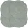 vidaXL Tischset, Mathis 4 Stk. 38 cm Rund Jute