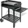 vidaXL BBQ Grill Säulengrill Standgrill Kohlegrill Barbeque mit 2 Rädern