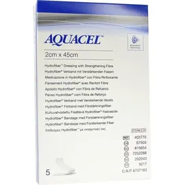 Convatec (Germany) GmbH Hydrofiber Tamponade 2 x 45 cm 5 St.