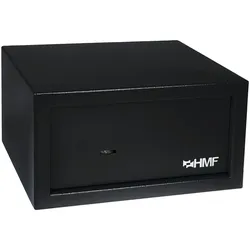 HMF 49217-02 Safe Tresor mit Schlüssel, Möbeltresor  31 x 17 x 25 cm  Schwarz