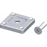 Alfer Befestigungsplatte 10 x 59,5 mm Montageplatte - Alfer