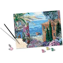 Ravensburger 20218 - CreArt Malen nach Zahlen, Mediterranean Landscape, Malset