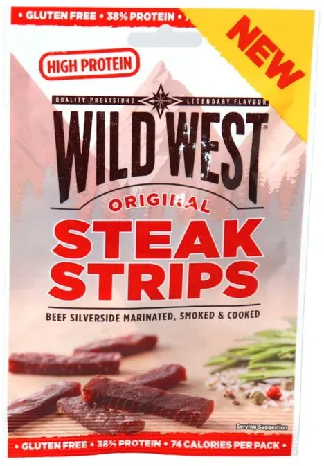 Wild West 3 x Steak Strips Original