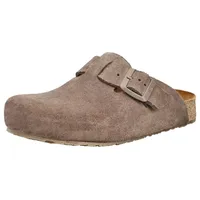HAFLINGER Hausschuhe Veloursleder Braun 44