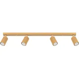 Sollux SL.1565 Plafond KARBON 4L golden 4xGU10 10W Aluminium 16.5x6.5x81cm Lighting