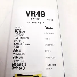 Valeo Wischblatt VR49, 350mm, Hinten
