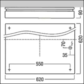 zumtobel Group LED-Wannenleuchte PERLUCE O #42182858