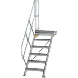 Günzburger MUNK Aluminium-Treppe Plattform 45° 6 Stufen
