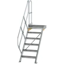 Günzburger MUNK Aluminium-Treppe Plattform 45° 6 Stufen