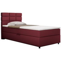 Panda möbel Boxspringbett 120x200, mit Bettkast und Topper -
