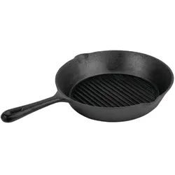 Vogue runde Skillet Grillpfanne aus Gusseisen 26,7cm