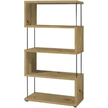 58 aufm Kessel Bücherregal 66 x 33 x 126 cm Braun