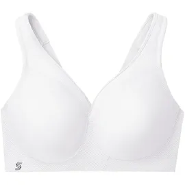 GLAMORISE GLAMORISE, Damen, Gr. 75, Cup H, weiß, 75% Polyester, 20% Nylon, 5% Elasthan, BHs Sport-BH