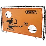 Best Sporting Fußballtor + Torwand 2 Schusslöcher orange 11060