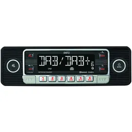 Dietz Retro 301 DAB+, BT, schwarz chrome