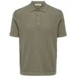 Only & Sons ONSMOON REG 12 SS POLO KNIT beige S