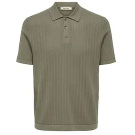 Only & Sons ONSMOON REG 12 SS POLO KNIT beige S