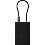 Baseus USB-C Hub 8-in-1 HDMI 4K@60Hz + HDMI 4K@30Hz + DisplayPort 8K@30Hz + VGA + 2 x USB-A 3.0 + 2 x USB-C 0 m Grau/Schwarz