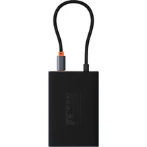 Baseus USB-C Hub 8-in-1 HDMI 4K@60Hz + HDMI 4K@30Hz + DisplayPort 8K@30Hz + VGA + 2 x USB-A 3.0 + 2 x USB-C 0 m Grau/Schwarz