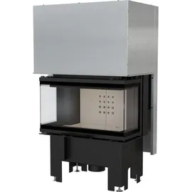 Kratki Kamineinsatz NBC 7 Stahl Schwarz