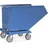 FETRA Muldenkipper Stahl 600 l blau mit Ablasshahn