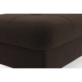 sit&more Hocker Marano mit Stauraum 102 x 43 x 67 cm Braun