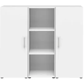 Röhr-Bush Röhr Aktenschrank, Weiß, Holzwerkstoff, Rechteckig, 120x107.2x34.4 cm, Arbeitszimmer, Aktenschränke