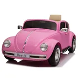 TPFLiving Elektro-Kinderauto Volkswagen Beetle pink