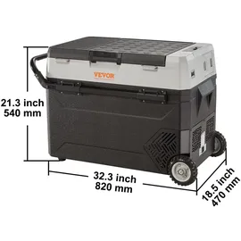 Vevor Kompressor Kühlbox 53 l
