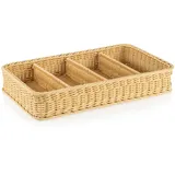 Was Germany - GN Besteckkorb 1/1 WEAVER PRO Systemkörbe, hellbeige, Polypropylen