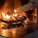 Kaminrost Mit Fuen - Gusseisen Gleichmaige Erwarmung