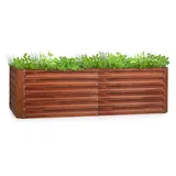 Blumfeldt Rust Grow Hochbeet 200 x 100 x 60 cm Rostrot