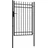Outsunny Gartentor 107 x 204 cm Schwarz/Stahl