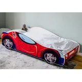 Kids Collective Kinderbett Spider 70 x 140 cm Holz rot