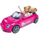 Simba Puppenauto VW Beetle Cabriolet pink 105733353