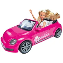 Simba Puppenauto VW Beetle Cabriolet pink 105733353