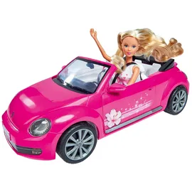 Simba Puppenauto VW Beetle Cabriolet pink 105733353