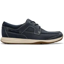 CLARKS Herren. Sailview Lace -, Navy Nubuck, 45 EU