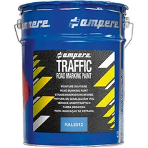 AMPERE TRAFFIC PAINT Straßenmarkierungsfarbe Traffic Paint 5kg blau Road Marking Paint