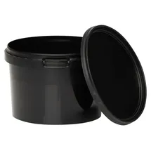 Benbow Eimer mit Deckel 0,5 L Schwarz