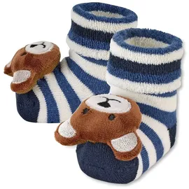 Sterntaler Rasselsöckchen - Bär - Blau - Gr. 15 / 16