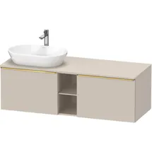 Duravit D-Neo Konsolenwaschtischunterbau wandhängend Taupe Matt 1400x550x459 mm - DE4950L34910000 DE4950L34910000