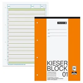 Brunnen Kieserblock A4 Lineatur 1 50 Blatt