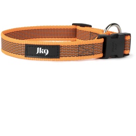 Julius-K9 220CG-OR Color & Gray Halsband, 20 mm (27-42 cm), Orange-Grau