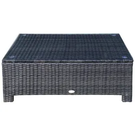 Outsunny Beistelltisch 85 x 50 x 39 cm Braun