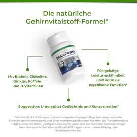 vitality nutritonals Brain Power Kapseln 60 St.